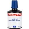 Náhradní permanentní inkoust Edding T100 - 100 ml, modrý