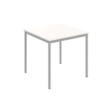 Jídelní stůl HJ 800 - 80 x 80 cm, lamino, bílý