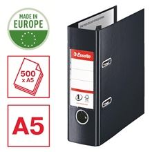 Pákový pořadač Esselte No.1 VIVIDA - A5, 7,5 cm, černý