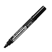 Permanentní popisovač Centropen 8516 - zkosený hrot, černý, 10 ks