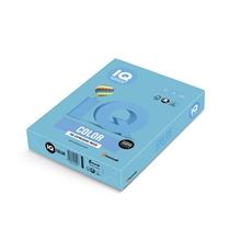 Barevný papír IQ Color A4 - AB48, azurově modrý, 80g/m2, 500 listů