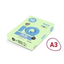 Barevný papír IQ Color A3 - MG28, středně zelený, 160 g/m2, 250 listů