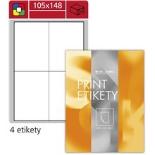 Univerzální etikety S&K Label - bílé, 105 x 148 mm, 400 ks