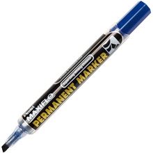 Permanentní popisovač Pentel NLF 60 - zkosený hrot, modrá