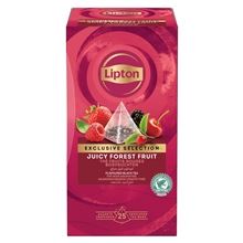 Černý čaj Lipton Exclusive - lesní ovoce, 25 ks