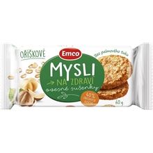 Ovesné sušenky Emco - oříškové, 60 g