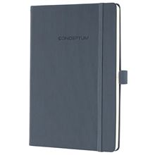 Záznamní kniha Sigel Conceptum - Hardcover, A5, linkovaná, tmavě šedá