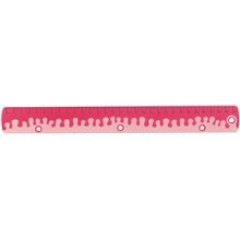 Pravítko KEYROAD - 30cm, Coral, růžové