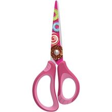 Školní nůžky KEYROAD Tattoo Soft - 15 cm, růžové