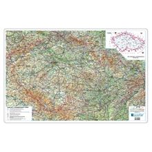 Podložka na stůl - mapa ČR, 67 x 44 cm