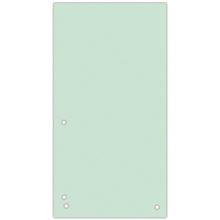 Papírové rozlišovače Donau - 1/3 A4, 235 x 105 mm, zelené, 100 ks