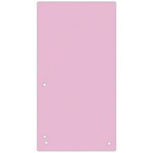 Papírové rozlišovače Donau - 1/3 A4, 235 x 105 mm, světle růžové, 100 ks