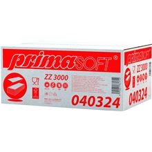 Skládané papírové ručníky PrimaSOFT - 2vrstvé, bílé, 20x 150 ks