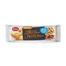 Tyčinka Emco -  ořech&protein, karamel, 40 g