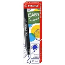 Náhradní náplň do ergonomického pera STABILO EASY - 0,5 mm, modrá, 3 ks