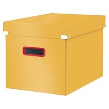 Krabice Click & Store Leitz Cosy - velikost L (A4), žlutá