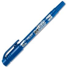 Permanentní popisovač Pilot Begreen Twin marker - dvouhrotý, modrý