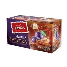 Ovocný čaj Jemča - horká švestka se skořicí a hřebíčkem, 20 x 2 g