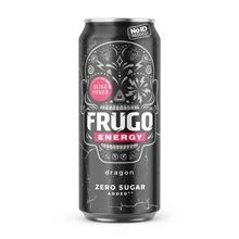 Frugo Energy, energetický nápoj "NO ID NEEDED" - mango, plech, 12x 0,5 l