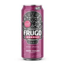 Frugo Energy, energetický nápoj "NO ID NEEDED" - divoká třešeň, plech, 12x 0,5 l