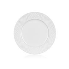 Dezertní talíře Banquet Diamond Line - bílé, 20,2 cm, sada 6 ks
