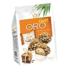 Oplatky Happy Oro - karamelová náplň, 140 g