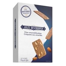 Křupavé sušenky Jules Destrooper - s mandlovými lupínky, 75g