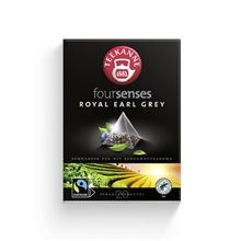 Černý čaj Teekanne Foursenses - Earl Grey, Fairtrade, pyramidy, 45 g
