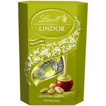 Čokoládové pralinky Lindor - pistácie, 200 g