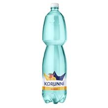 Ochucená voda Korunní - mango, jemně perlivá, 6x 1,5 l