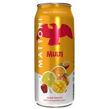 Minerální voda Mattoni - multi, jemně perlivá, plech 24x 0,5 l