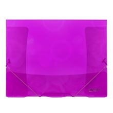 Desky s chlopněmi a gumičkou Neo Colori - A4, plastové, růžové, 1 ks