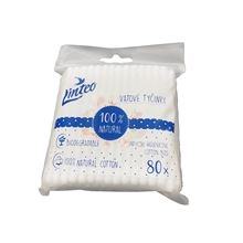 Vatové tyčinky Linteo - papírové, 80ks