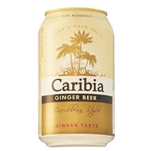 Zázvorová limonáda Caribia - plech, 24x 0,33 l