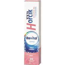 Šumivé vitamíny Revital - hořčík a vitamín B6, 20 tablet