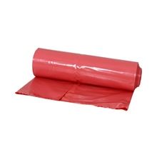 Pytle na odpadky - 110 l, 80 mic, červený, 20 ks