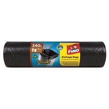 Pytle na odpadky Fino - pevné, černé,240 l, 45 μm, 8 ks