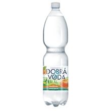 Minerální voda Dobrá voda - mandarinka, jemně perlivá, 6x 1,5 l