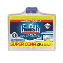 Čistič myčky Finish - lemon, 2x 250 ml