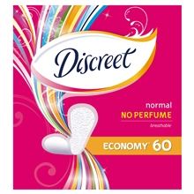 Dámské vložky Discreet - intimky, normal, 60 ks