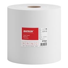 Papírové ručníky v roli Katrin - 2vrstvé, bílé, 6 rolí