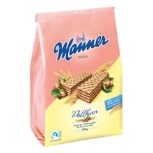 Oplatky Manner - celozrnné, lískooříškové, 300 g