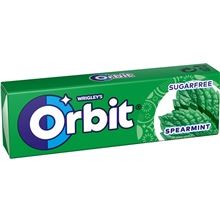 Žvýkačky Orbit - Spearmint, 10 dražé, 14 g