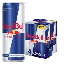 Energetický nápoj Red Bull - 4x 0,25 l