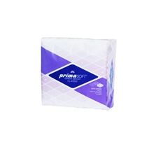Papírové ubrousky PrimaSOFT - 1vrstvé, bílé, 100 ks