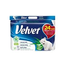 Toaletní papír Velvet - 3vrstvý, 24 rolí