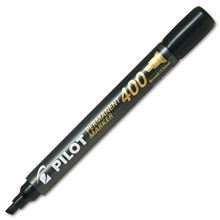 Permanentní popisovač Pilot 400 - zkosený hrot, černý