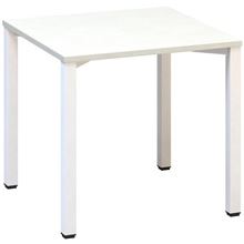 Psací stůl Alfa 200 - 80 x 80 cm, bílý/bílý
