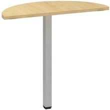 Přídavný stůl Alfa 200 - 80 cm, divoká hruška/stříbrný
