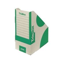 Stojan na časopisy Emba Trio - A4, 13 cm, zelený, 1 ks